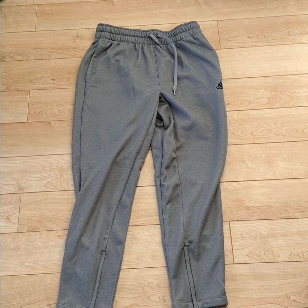 Adidas Heather Gray Jogger Pants